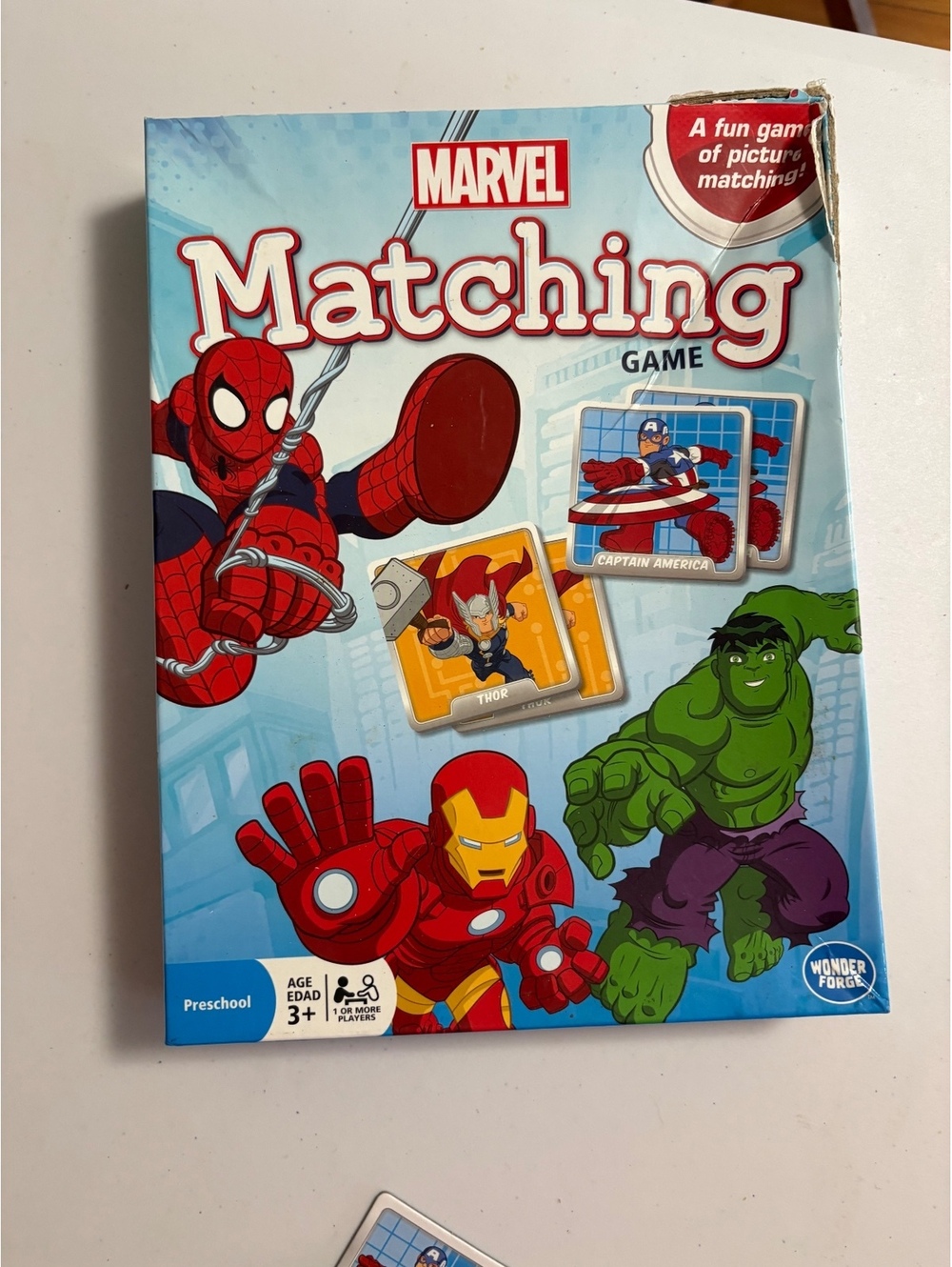 Marvel Matching game
